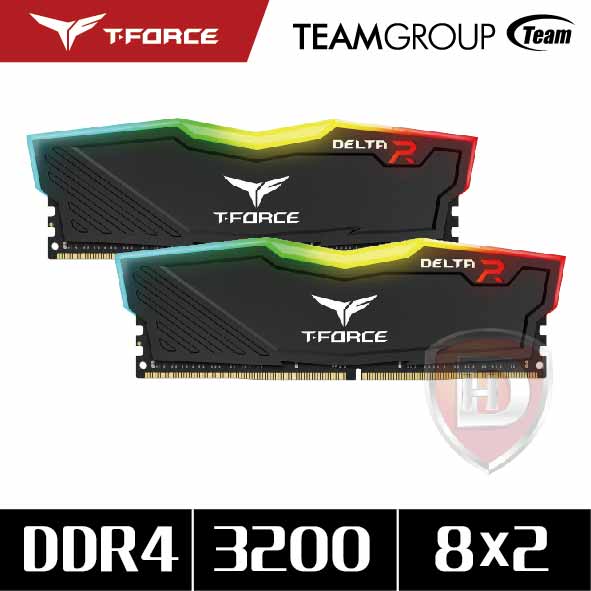 T-FORCE DELTA RGB Black D4-3200 8Gx2