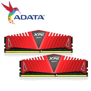 威剛 XPG Z1 DDR4 3000 16G(8G*2)超頻雙通道RAM