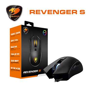 COUGAR Revenger s 電競滑鼠(黑)
