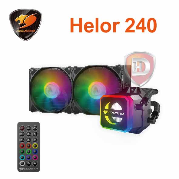 Helor 240 水冷排/RGB冷頭/厚:6cm(冷排風扇)