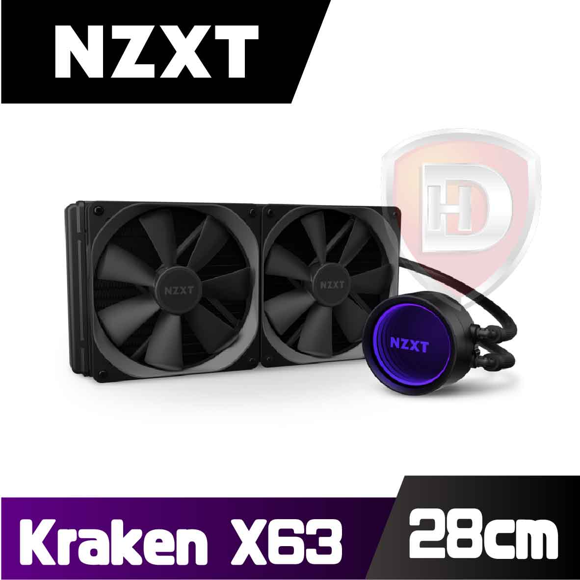 NZXT Kraken X63 28cm水冷排