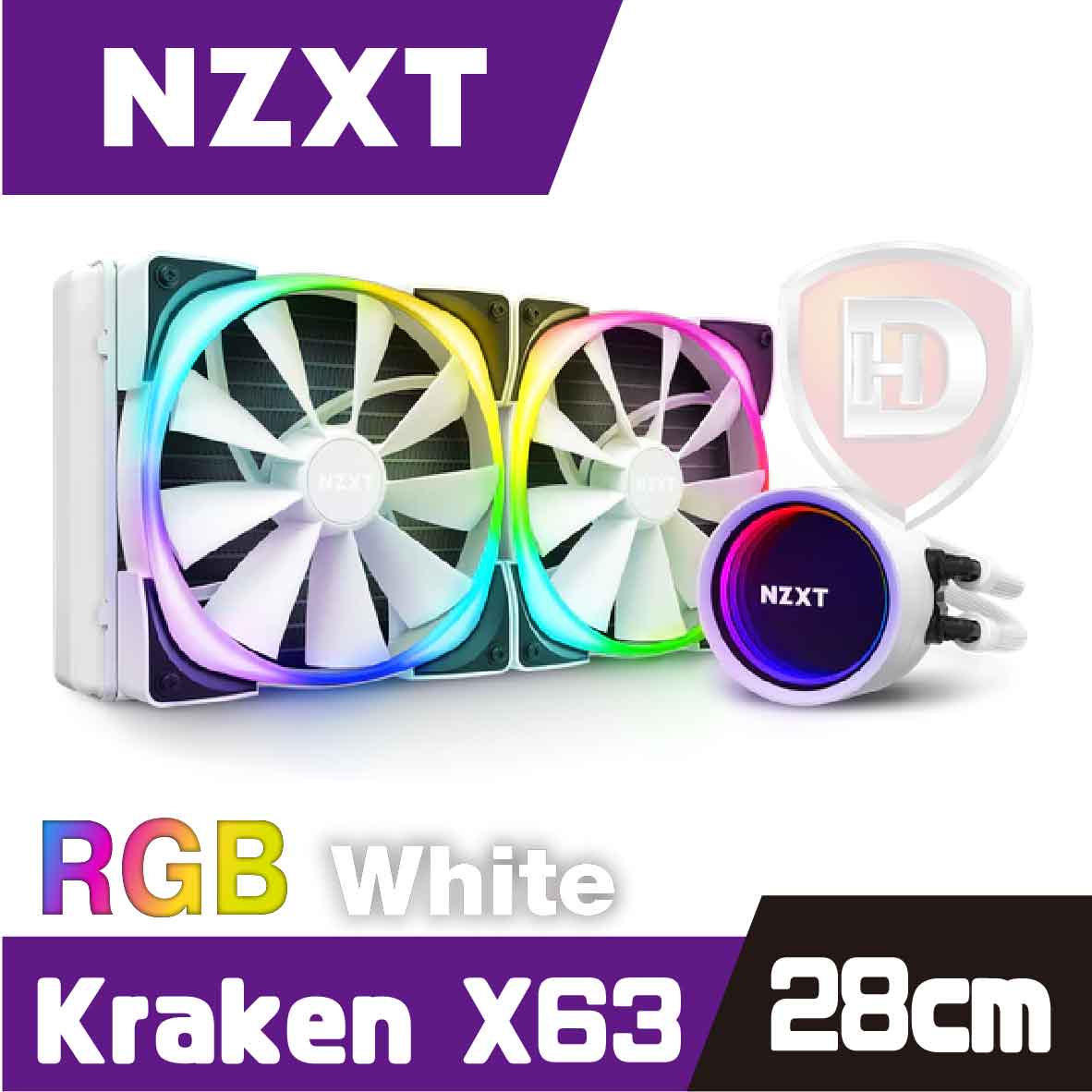 NZXT Kraken X63 RGB 白
