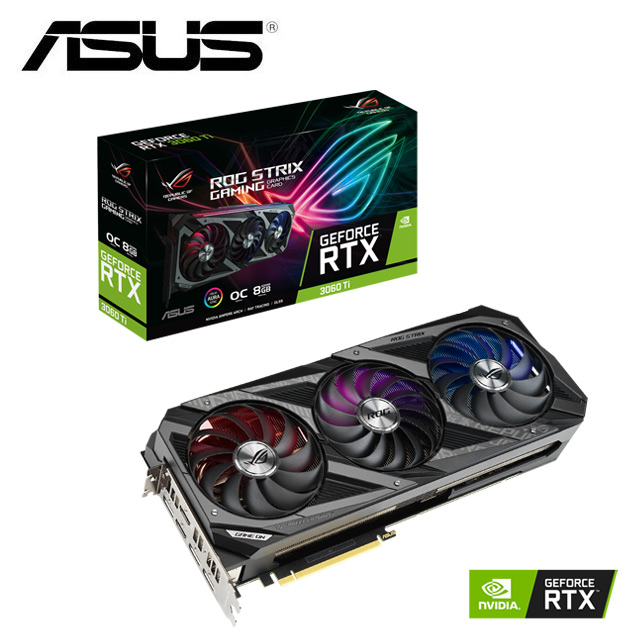 【限搭機】華碩 ROG-STRIX-RTX3060Ti-O8G-GAMING
