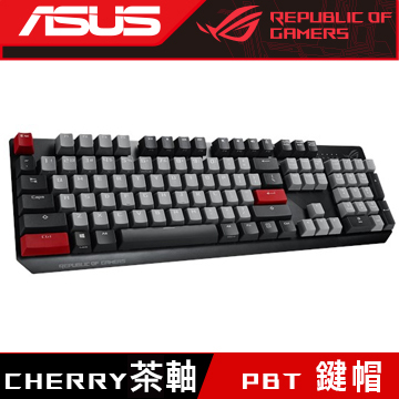 華碩 ROG STRIX SCOPE PBT 機械式電競鍵盤(茶軸)