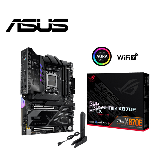 華碩 ROG CROSSHAIR X870E APEX｝ATX/5G+Wi-Fi