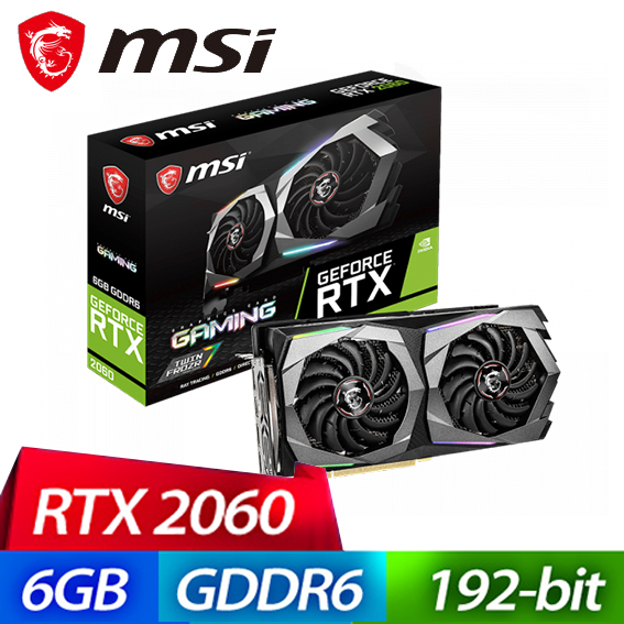 微星 RTX2060 GAMING 6G