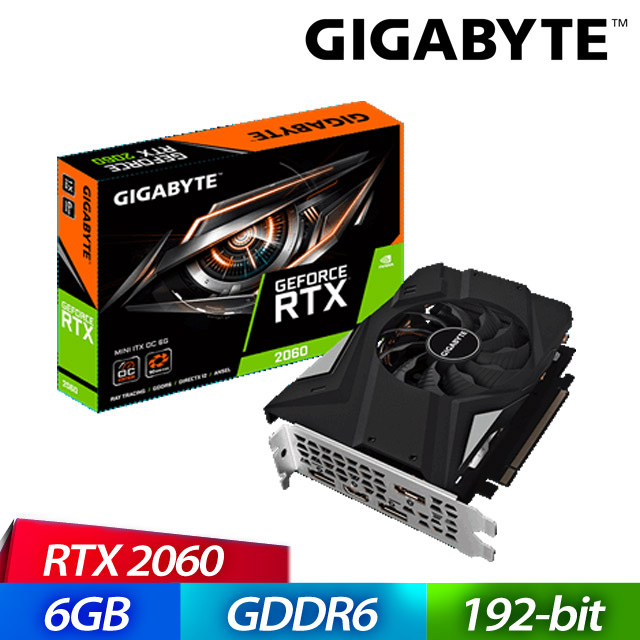 技嘉 RTX2060 Mini ITX OC 6G