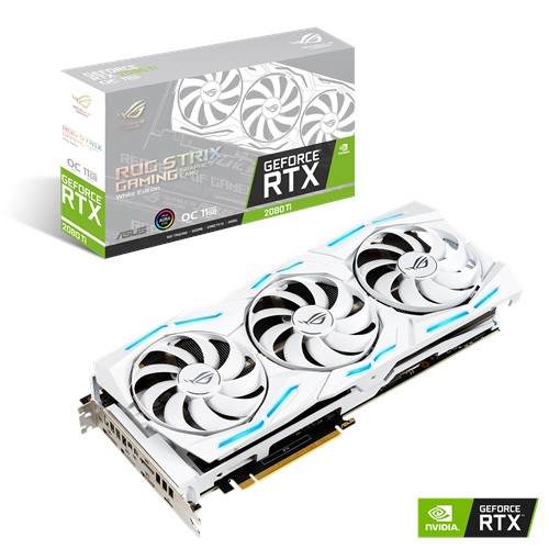 華碩 ROG-STRIX-RTX2080TI-O11G-WHITE-GAMING
