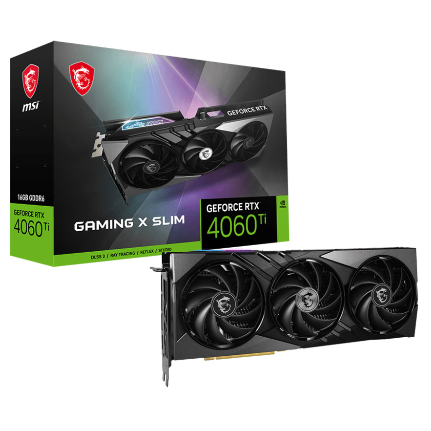 微星 RTX4060Ti GAMING X SLIM 16G