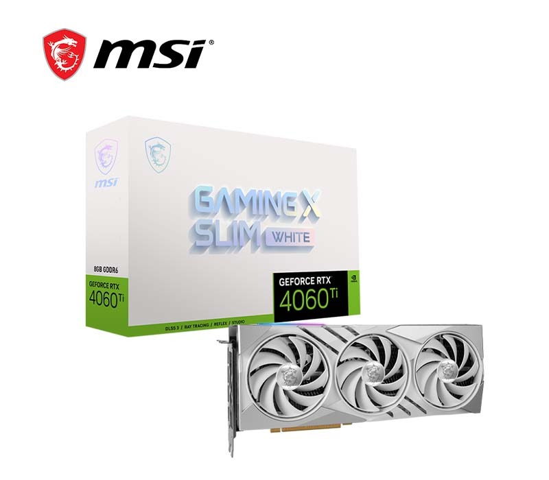 微星 RTX4060Ti GAMING X SLIM WHITE 8G