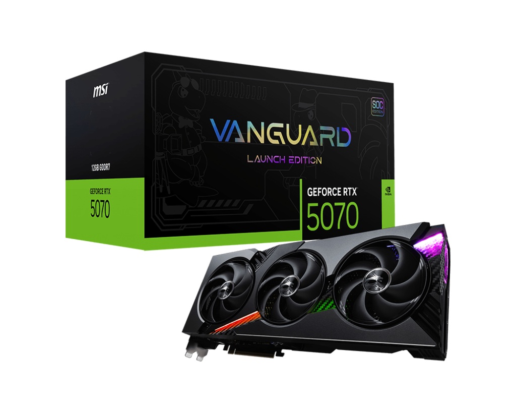微星RTX5070 12G VANGUARD SOC