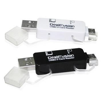 伽利略【USB讀卡機】 RU063 雙介面讀卡機 Micro USB/SDHC