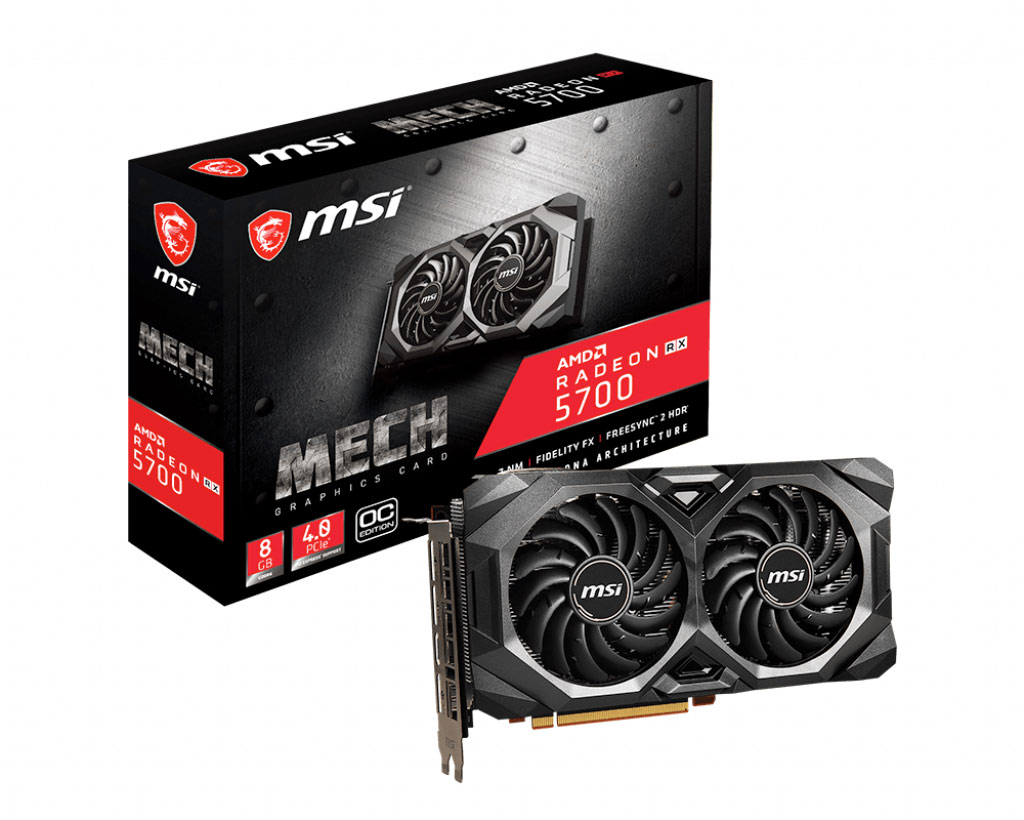 微星 Radeon RX5700 MECH OC 8G