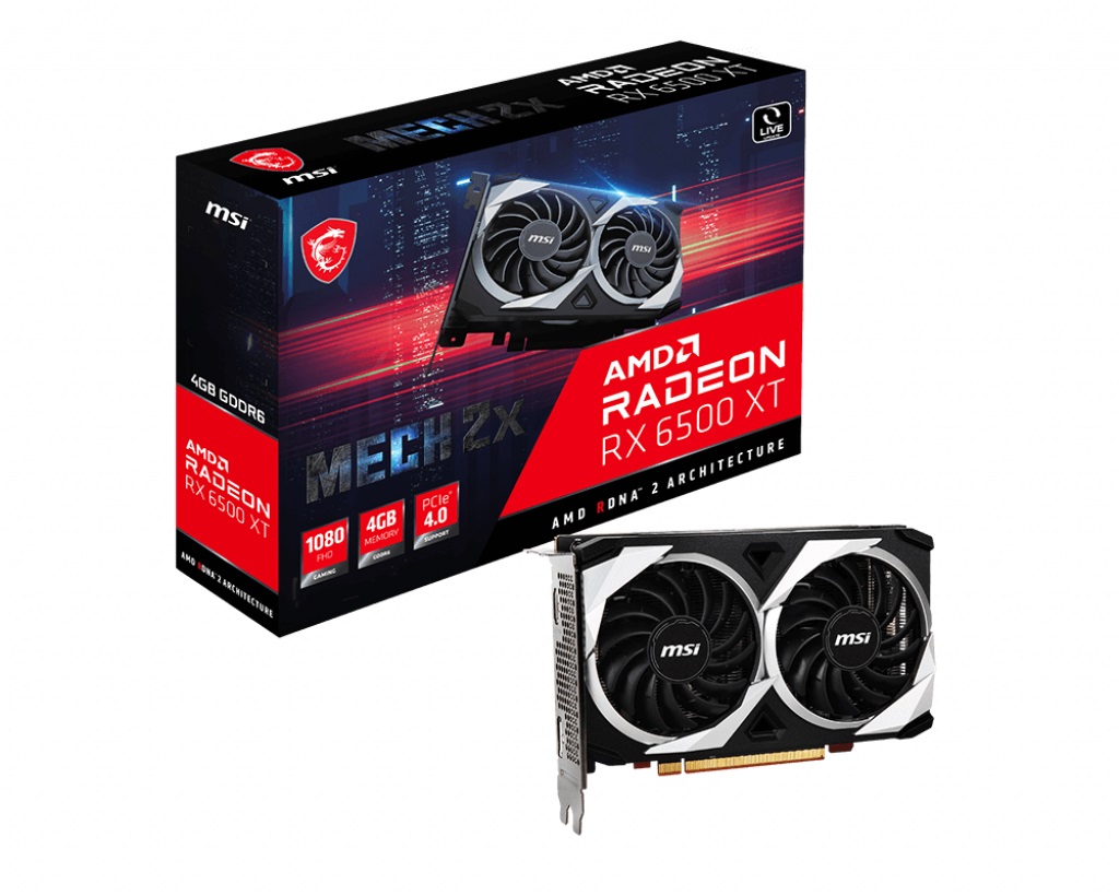 【可單買 賣完為止】MSI Radeon RX 6500 XT MECH 2X
