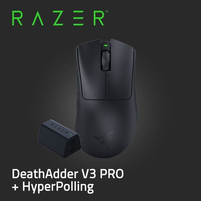 Razer DeathAdder V3 Pro-Faker 煉獄奎蛇雙模滑鼠