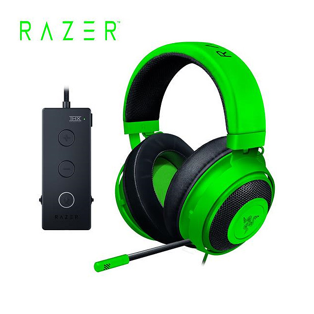 Razer Kraken TE 北海巨妖競技版耳麥-綠