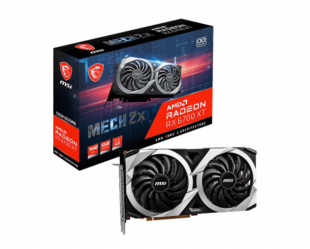 【售完為止】微星 RX6700XT MECH 2X 12G OC