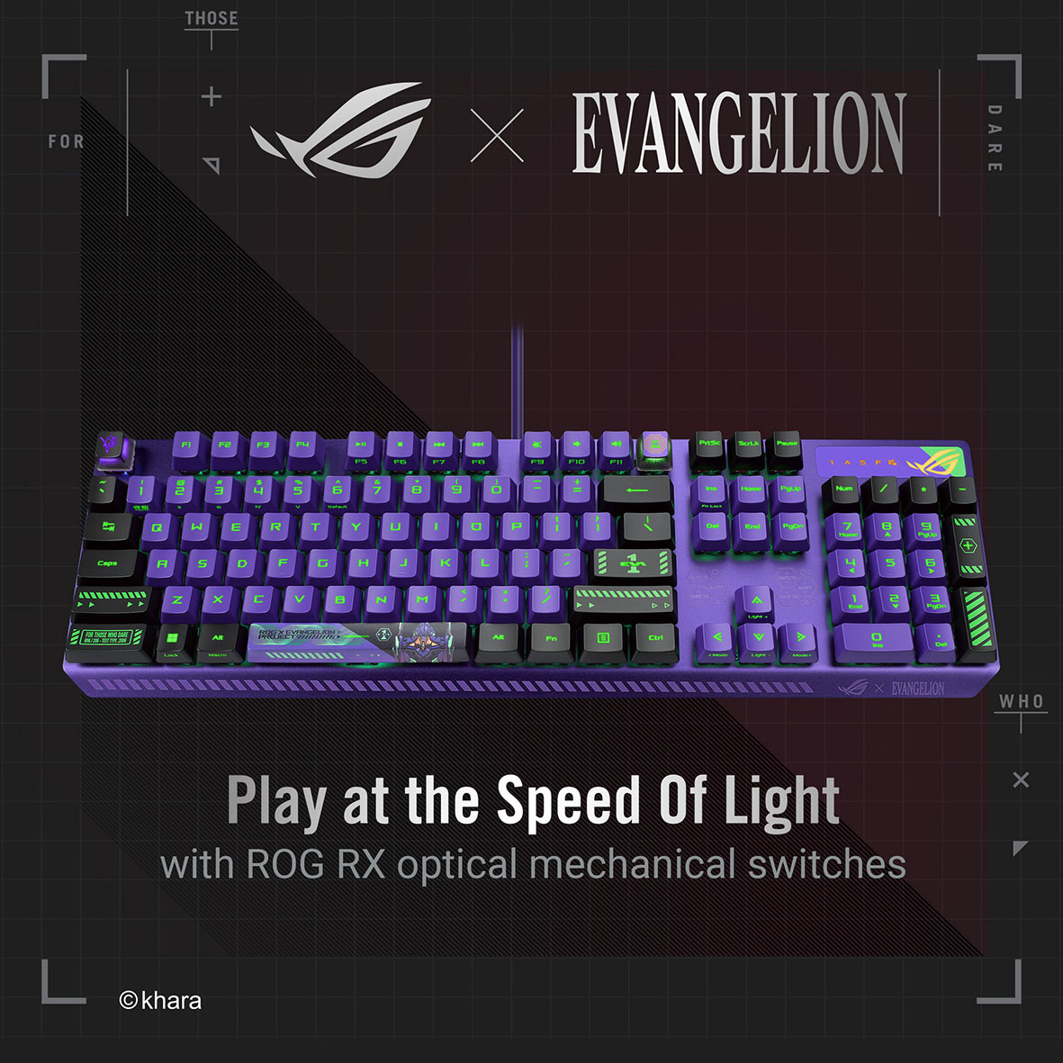 【預購】華碩 Rog Strix Scope Rx EVA【福音戰士聯名 限定版