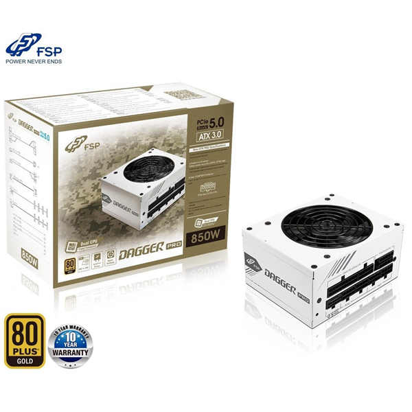 全漢 金鋼彈 850W ATX3.0(PCIe 5.0) 白色