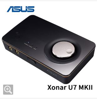 華碩音效卡 Xonar U7 MKII USB介面/訊噪比:114db/7.1/