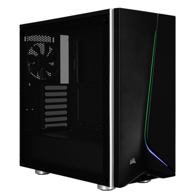 海盜船 SPEC-06 RGB (黑) 顯卡長37/CPU高17/玻璃透側