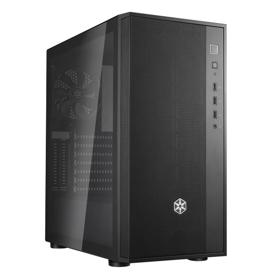 銀欣 FARA R1 V2 黑 鋼化玻璃側版