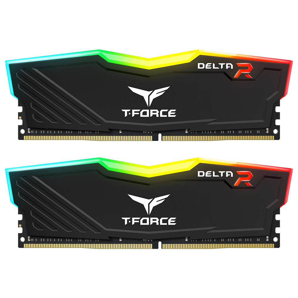 十銓 8GB*2 DDR4-3200/CL16 Delta RGB(黑)