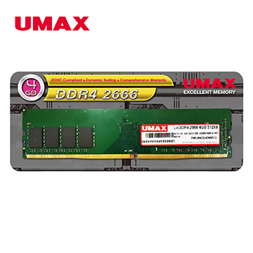 UMAX 4GB DDR4-2666原生顆粒製