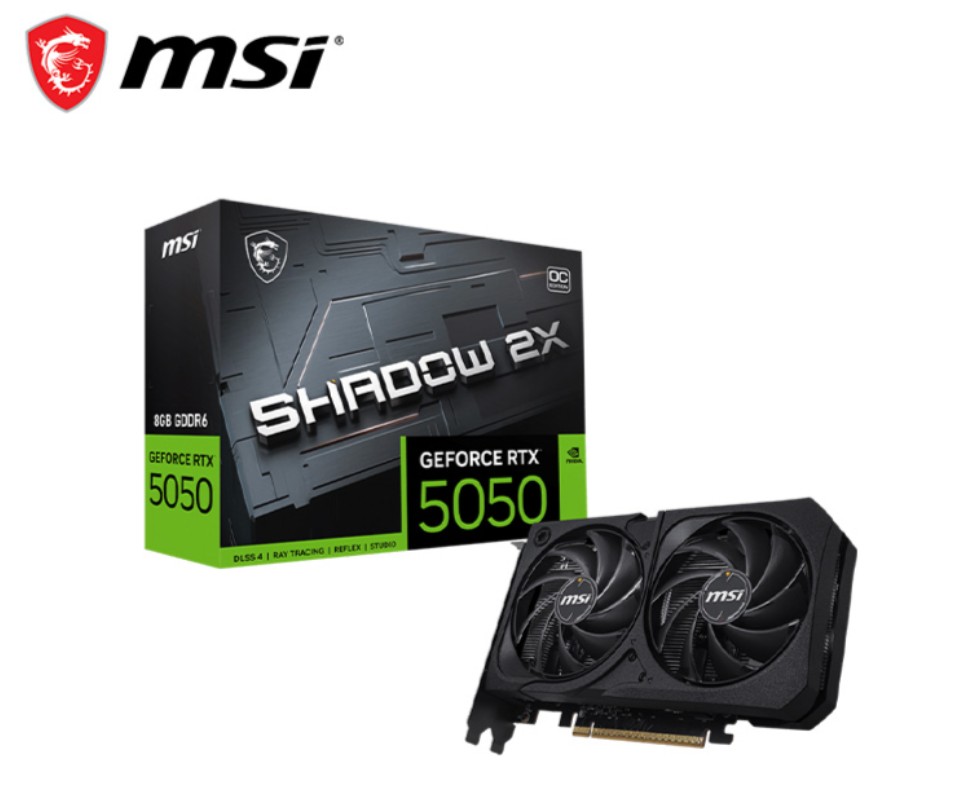 微星 RTX5050 8G SHADOW 2X OC(2617MHz/20cm/