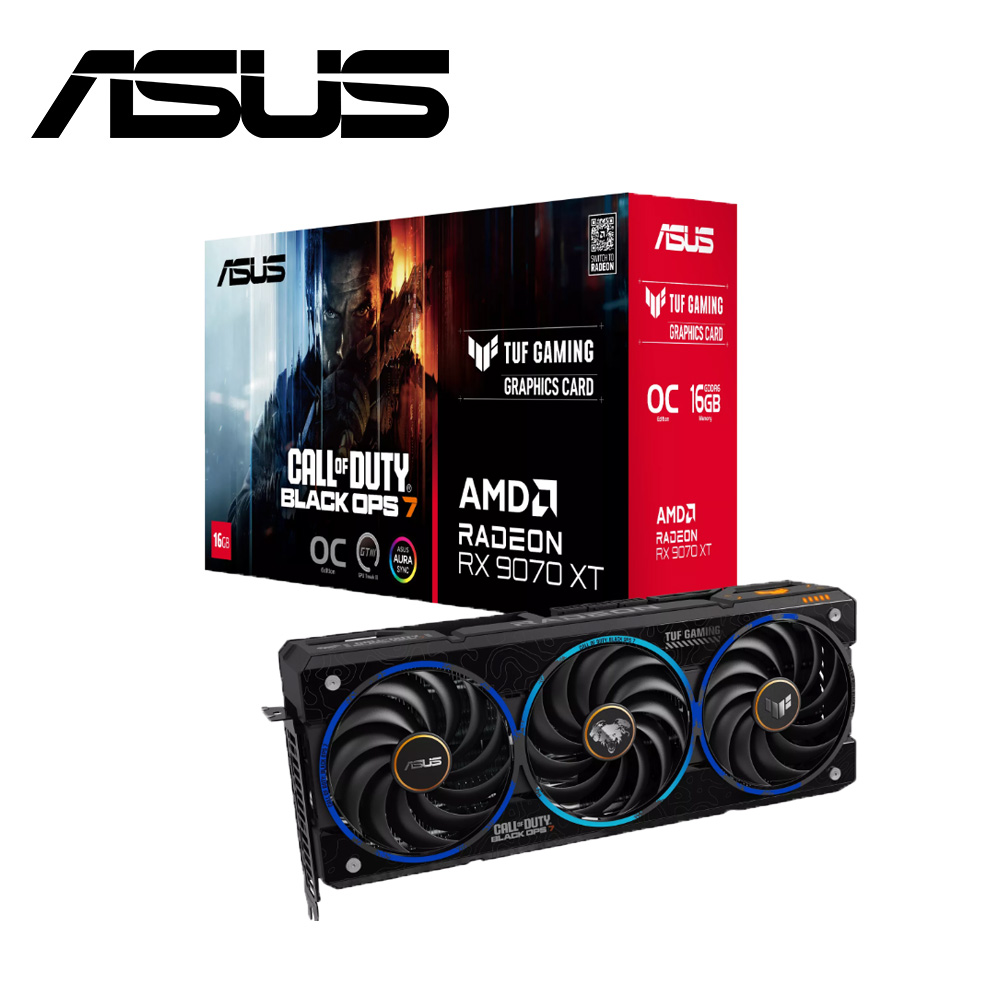 華碩 TUF-RX9070XT-O16G-COD-BO7[決勝時刻：黑色行動7