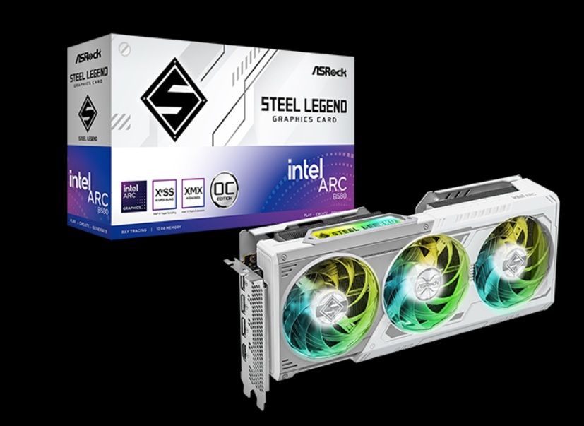 華擎 ARC B580 Steel Legend 12G OC(2800MHz/