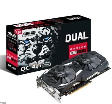 華碩 DUAL-RX580-O4G 雪原豹