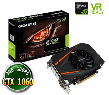 技嘉 GTX1060 Mini ITX OC 3G