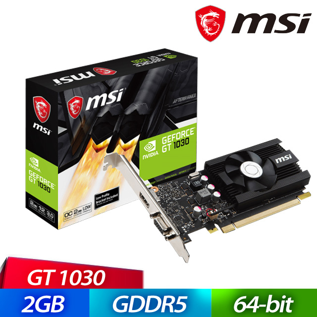 微星 GT1030 2G LP OCV2