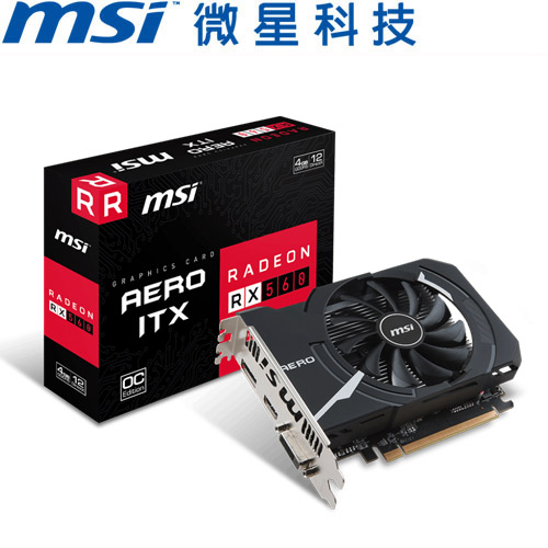 微星 RX 550 AERO ITX 4G OC
