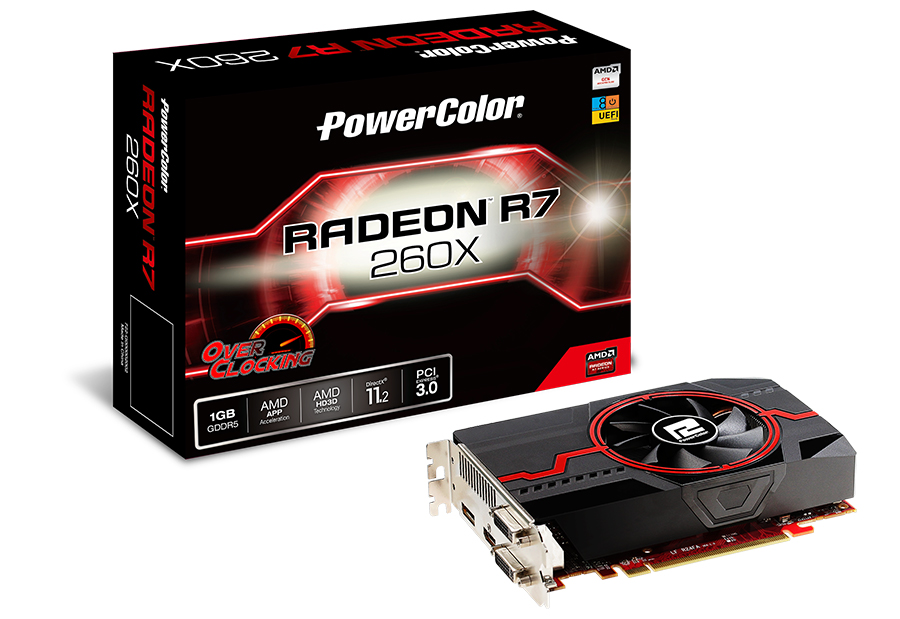 撼訊R7 260X 1GBD5/OC