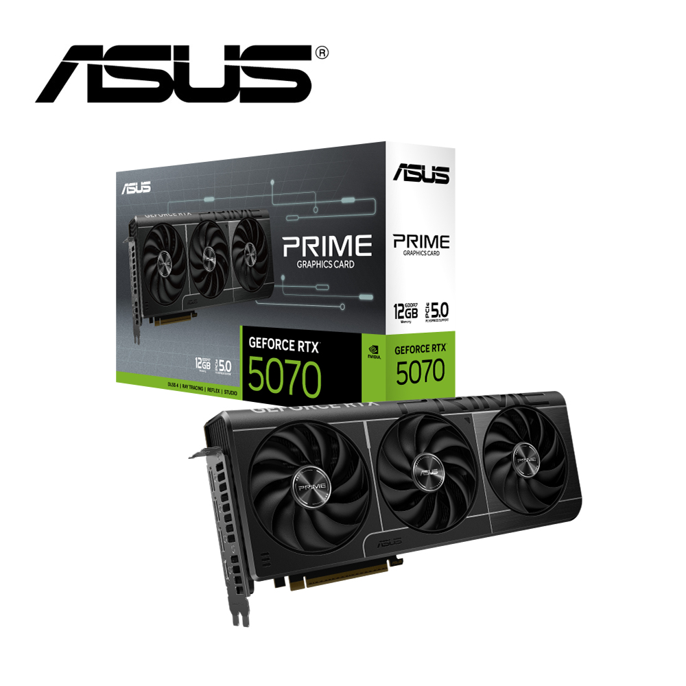 華碩 PRIME-RTX5070-12G(2542MHz/31cm/三風扇/註冊