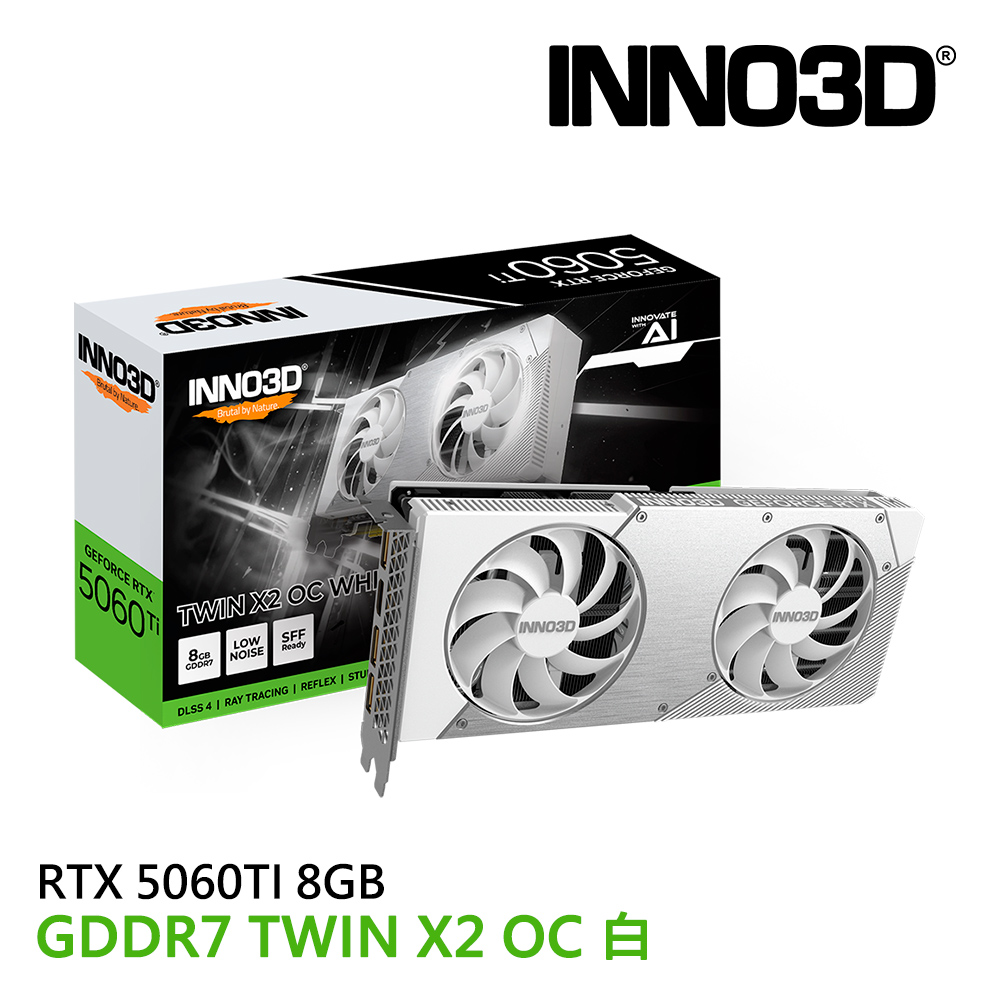 INNO3D RTX5060Ti 8GB TWIN X2 OC WHITE(26