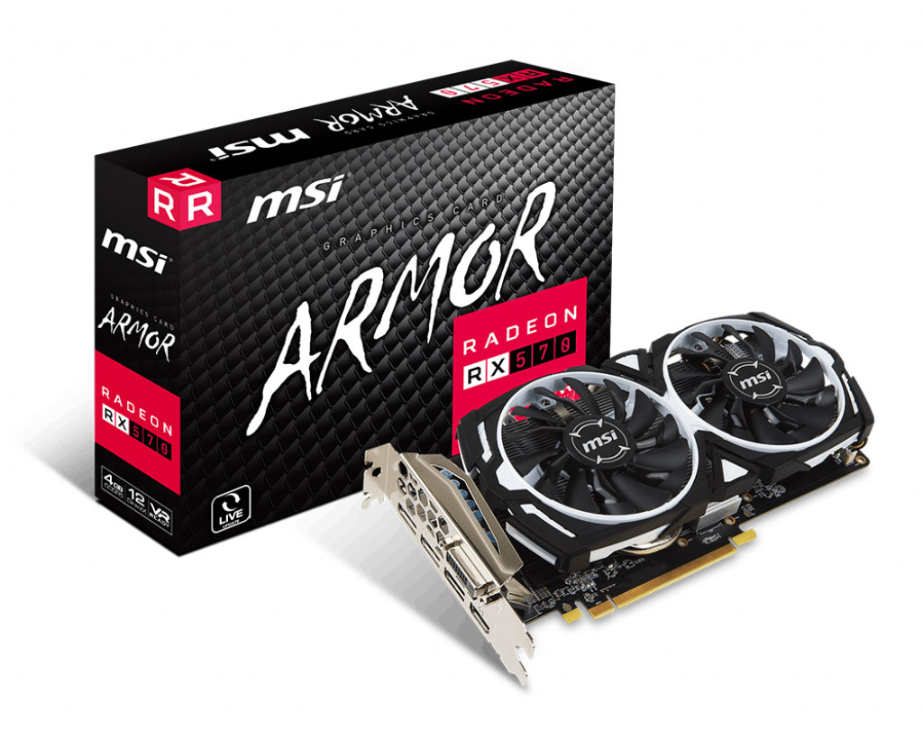 微星 RX570 ARMOR 4G電競虎
