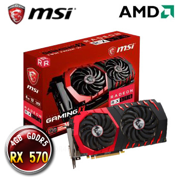 MSI微星 Radeon RX 570 GAMING X 4G 顯示卡