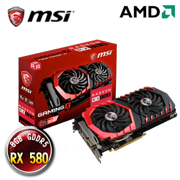 MSI微星 Radeon RX 580 GAMING X 8G