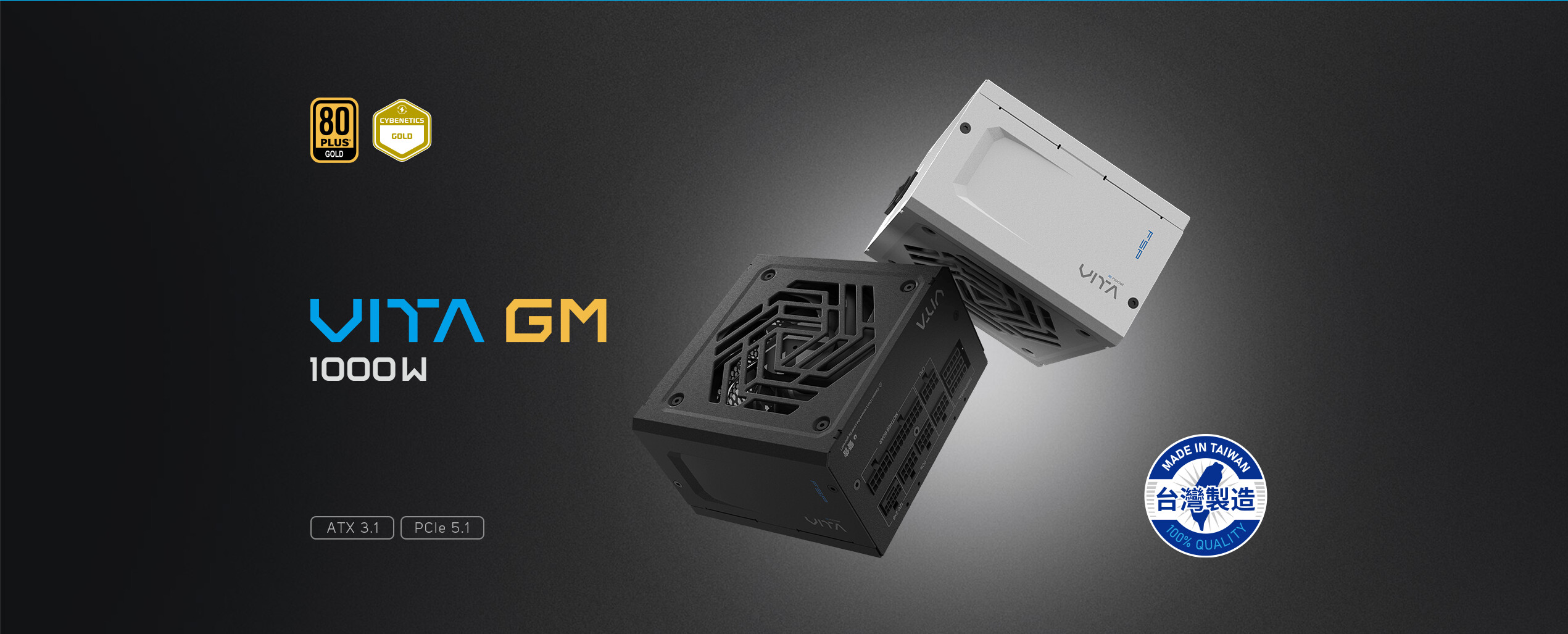 全漢 VITA GM 1000W(MIT) 白色版