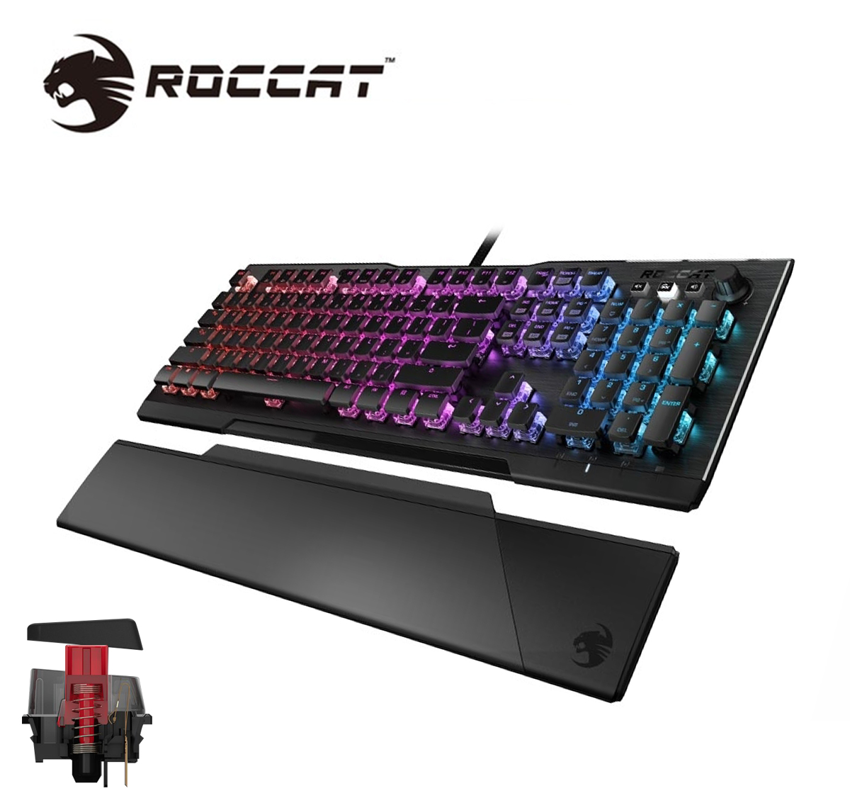 ROCCAT Vulcan 121 AIMO 機械式鍵盤(黑)
