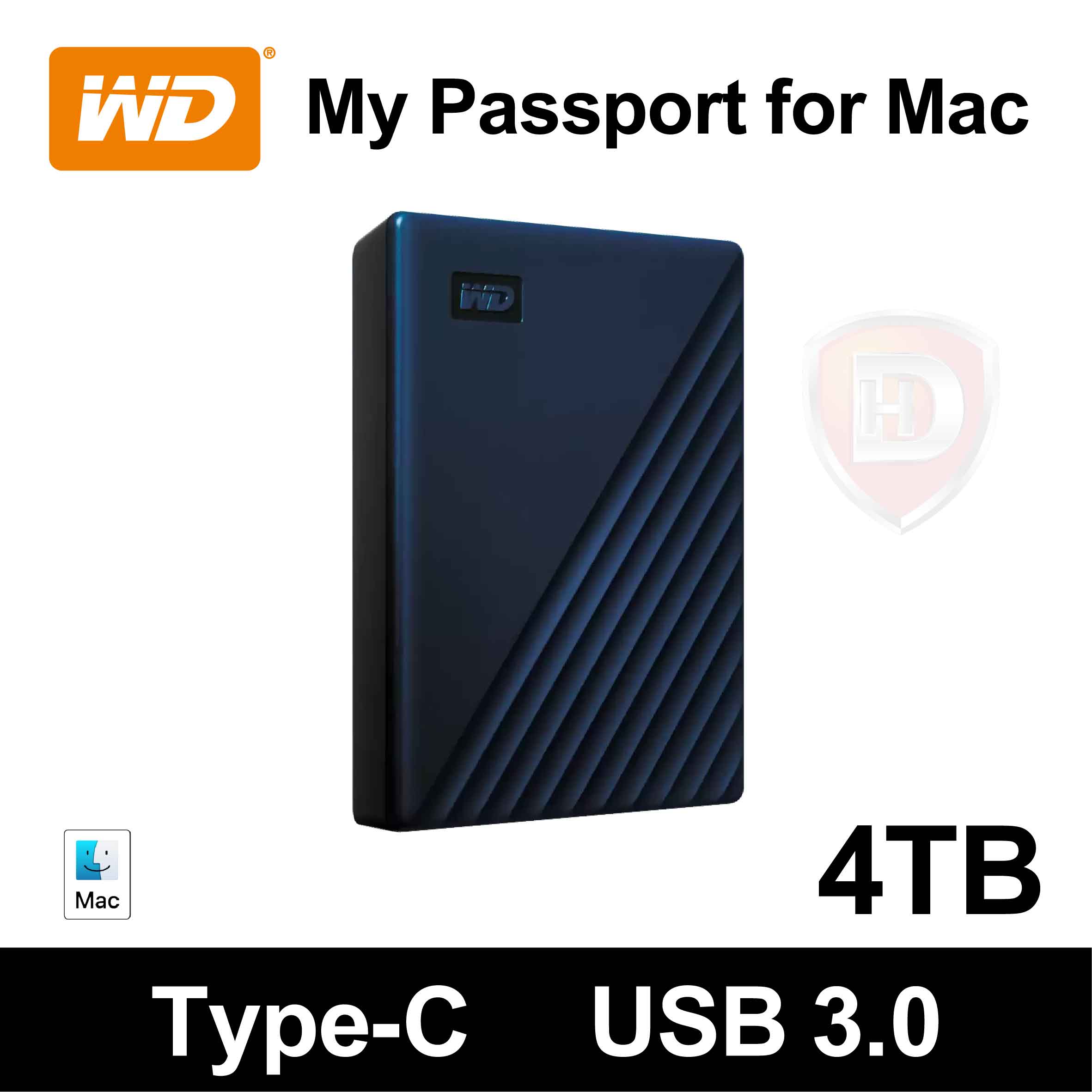 WD My Passport for Mac 4TB