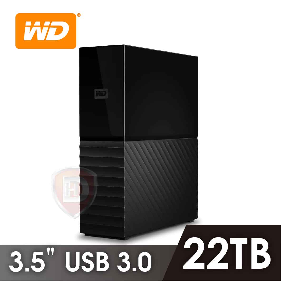 WD My Book 22TB【3.5吋外接】(Type-A/三年保)