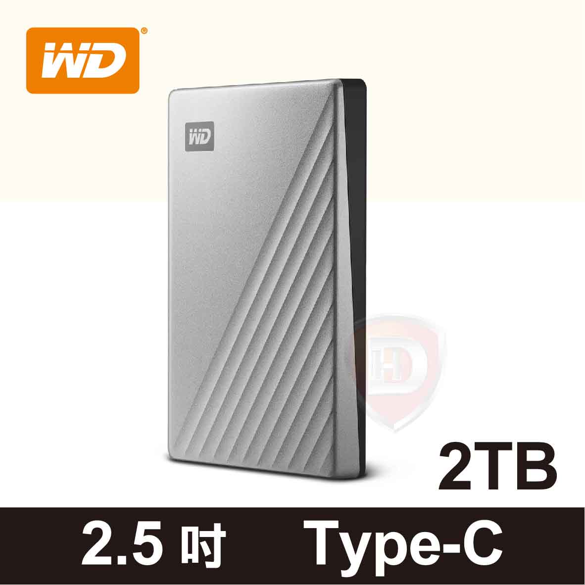 WD My Passport Ultra 2TB(炫光銀)