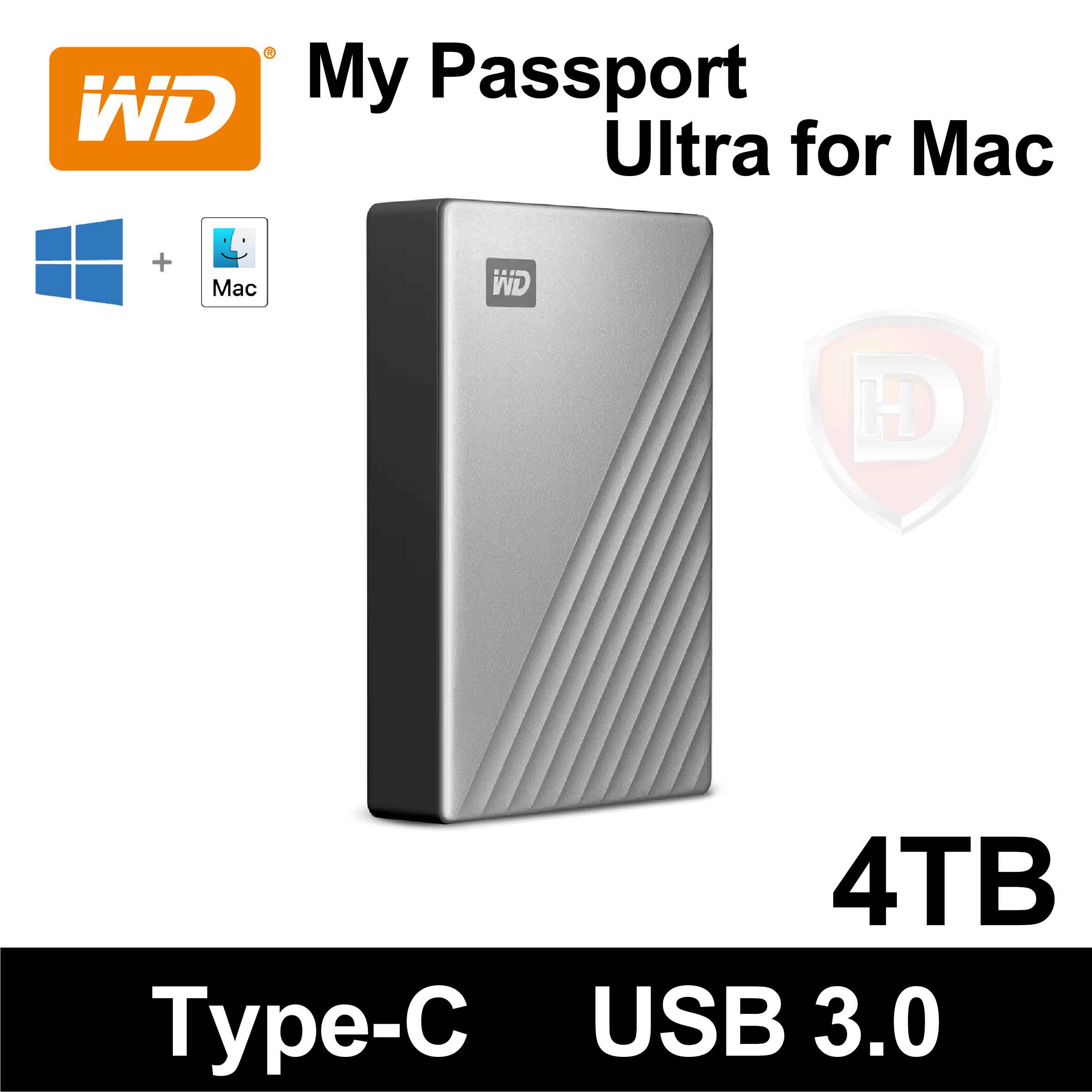 WD My Passport Ultra for Mac 4TB