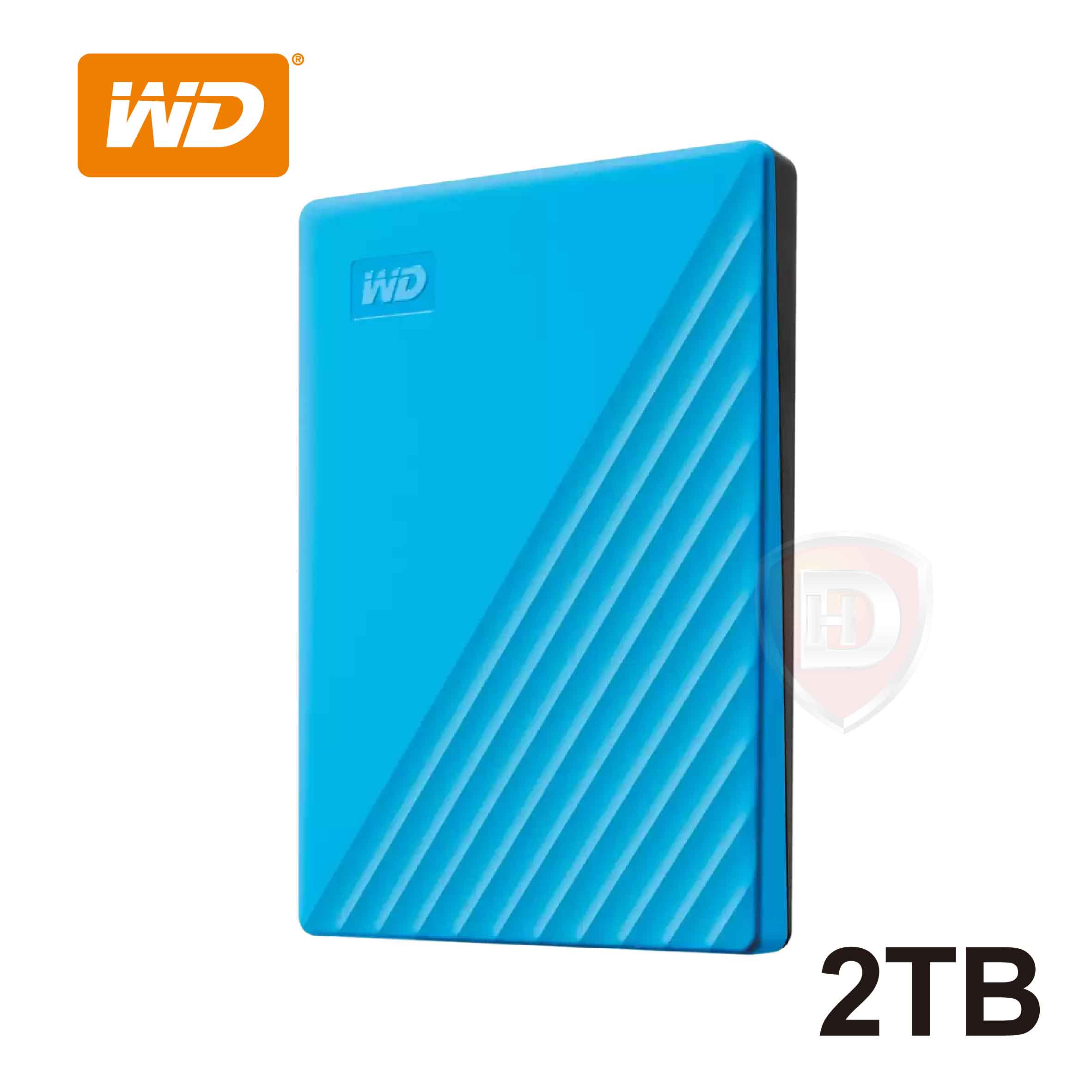 WD My Passport 2TB(藍) 2.5吋行動硬碟(2019)