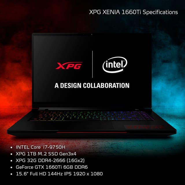 XPG XENIA 1660 Ti (i7-9750H/32G