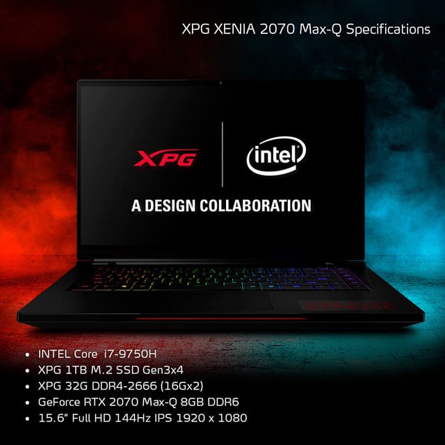XPG XENIA 2070 Max-Q (i7-9750H/32G